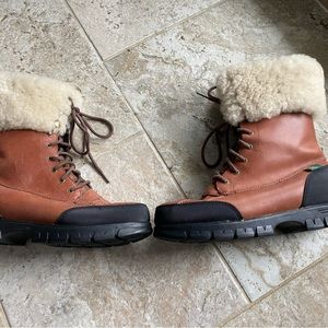 Ralph Lauren Quinta Leather Winter Boots